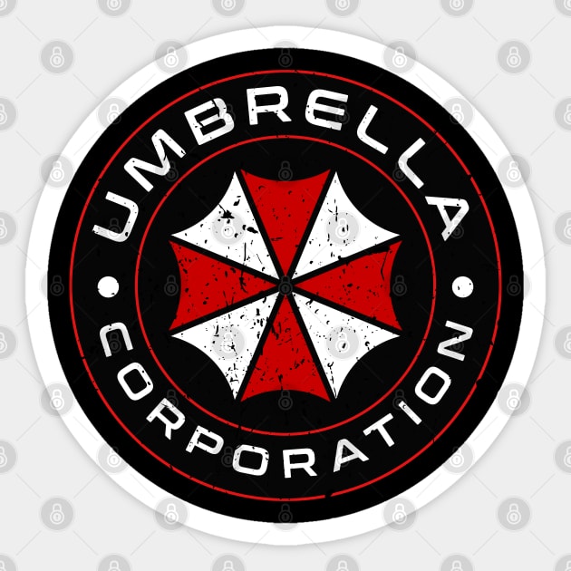 Umbrella Corporation - Resident Evil Sticker by Sachpica